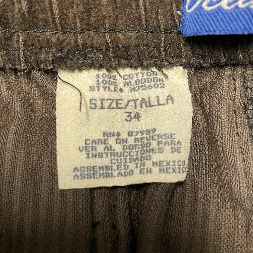 Vintage Pacific Ocean Brown Corduroy OP Shorts Surf Skate Dogtown Adult 34 NWT